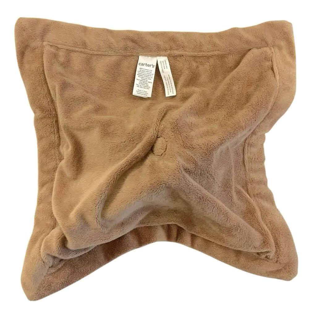 2016 Carter’s Fox Unisex Security Blanket Nappy Lovey Baby‎ Plush Square